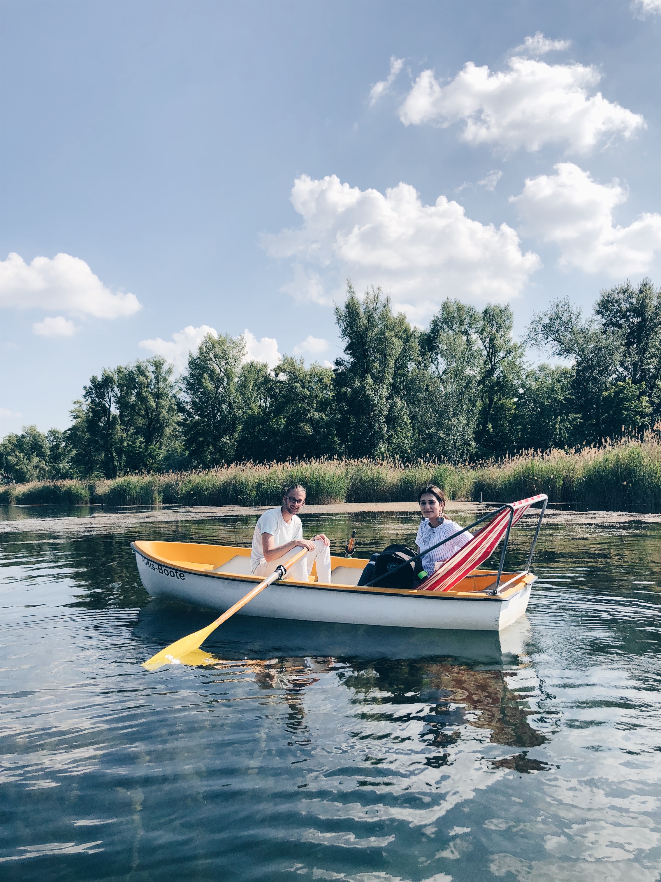 Kayaking on the Danube River in Vienna, Austria