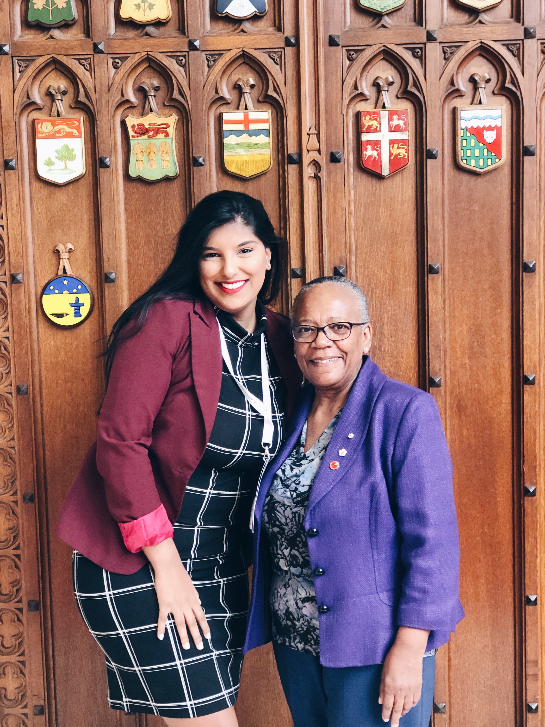 With Senator Dr. Wanda Thomas Bernard